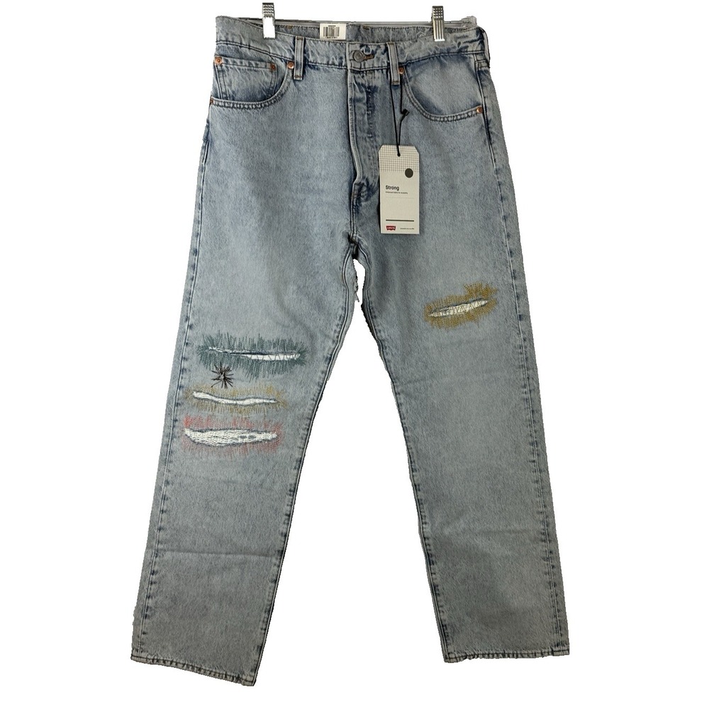 Levi's Premium Skateboarding Men's 501 Original Jeans Size 33 x 32, Cordura New - Picture 2 of 11